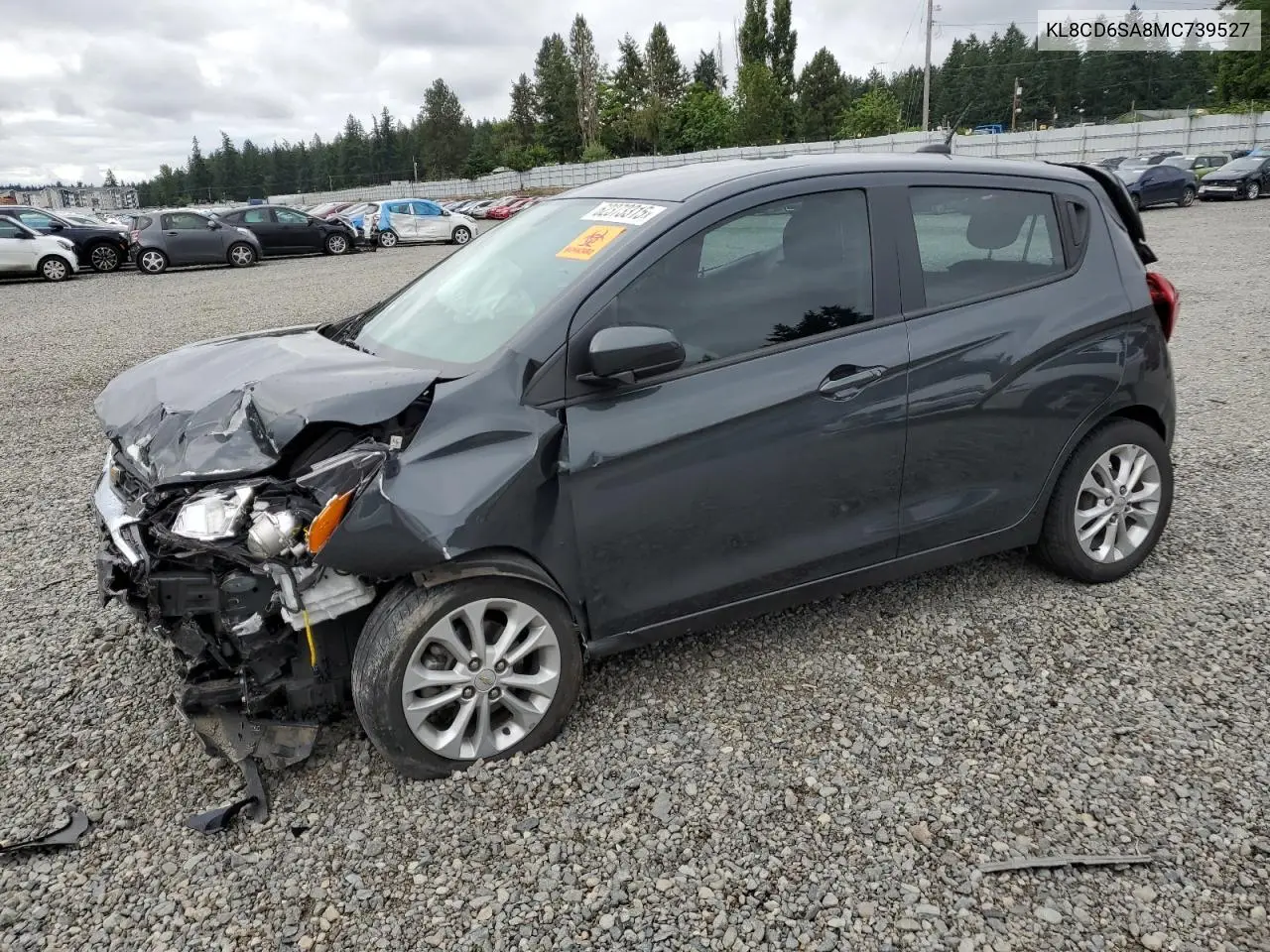 2021 Chevrolet Spark 1Lt VIN: KL8CD6SA8MC739527 Lot: 62373315