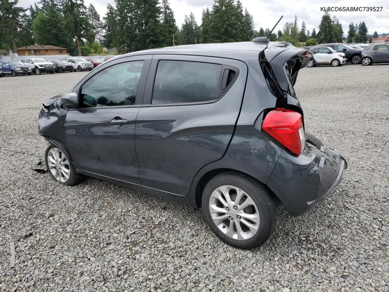 2021 Chevrolet Spark 1Lt VIN: KL8CD6SA8MC739527 Lot: 62373315