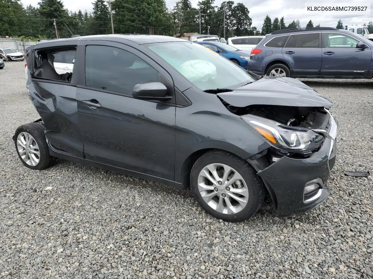 2021 Chevrolet Spark 1Lt VIN: KL8CD6SA8MC739527 Lot: 62373315