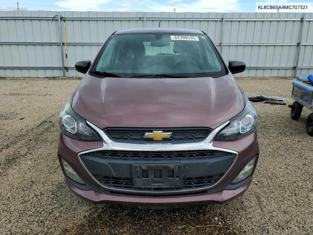 2021 Chevrolet Spark Ls VIN: KL8CB6SA4MC707521 Lot: 62390535