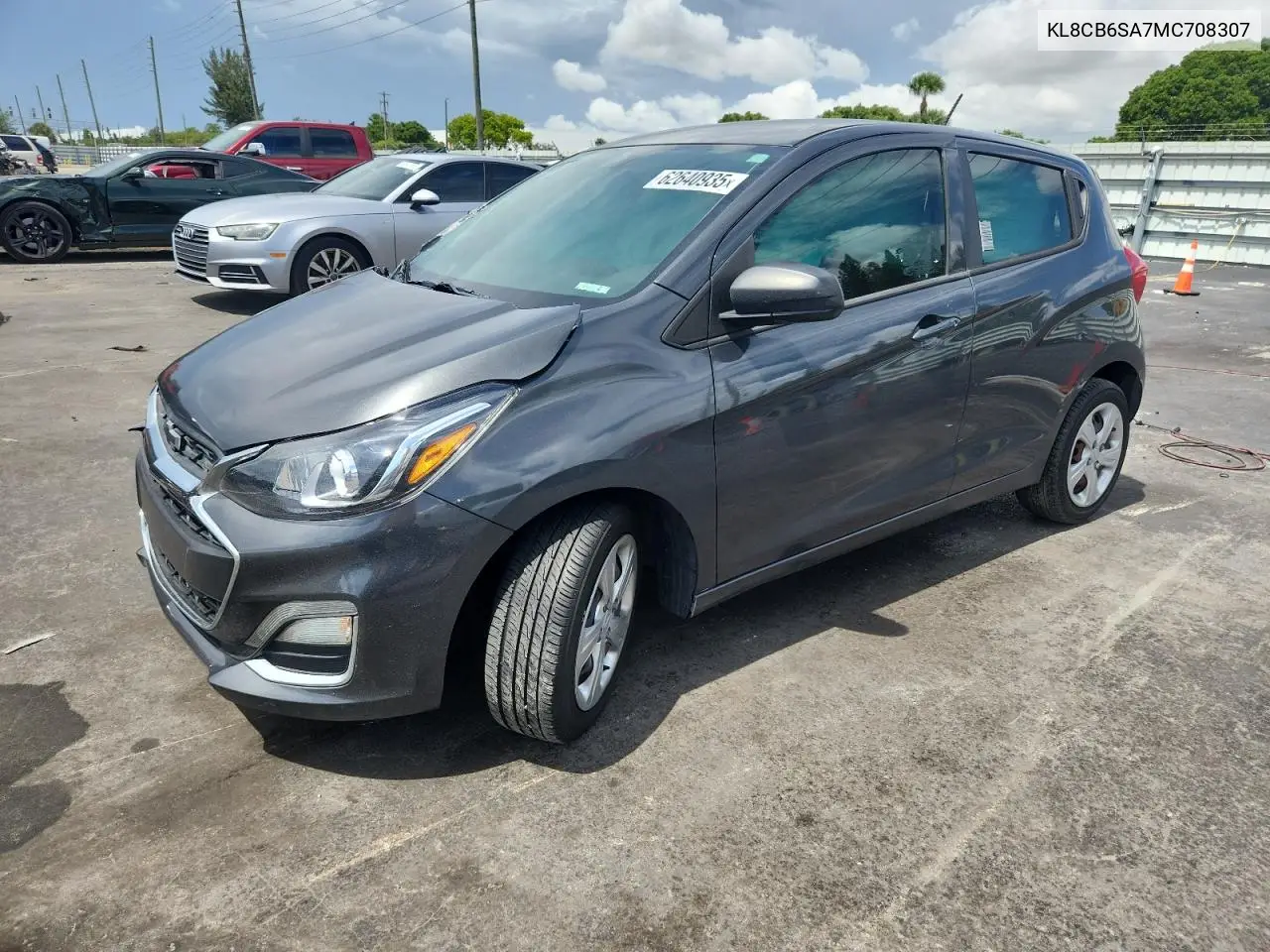 2021 Chevrolet Spark Ls VIN: KL8CB6SA7MC708307 Lot: 62640935