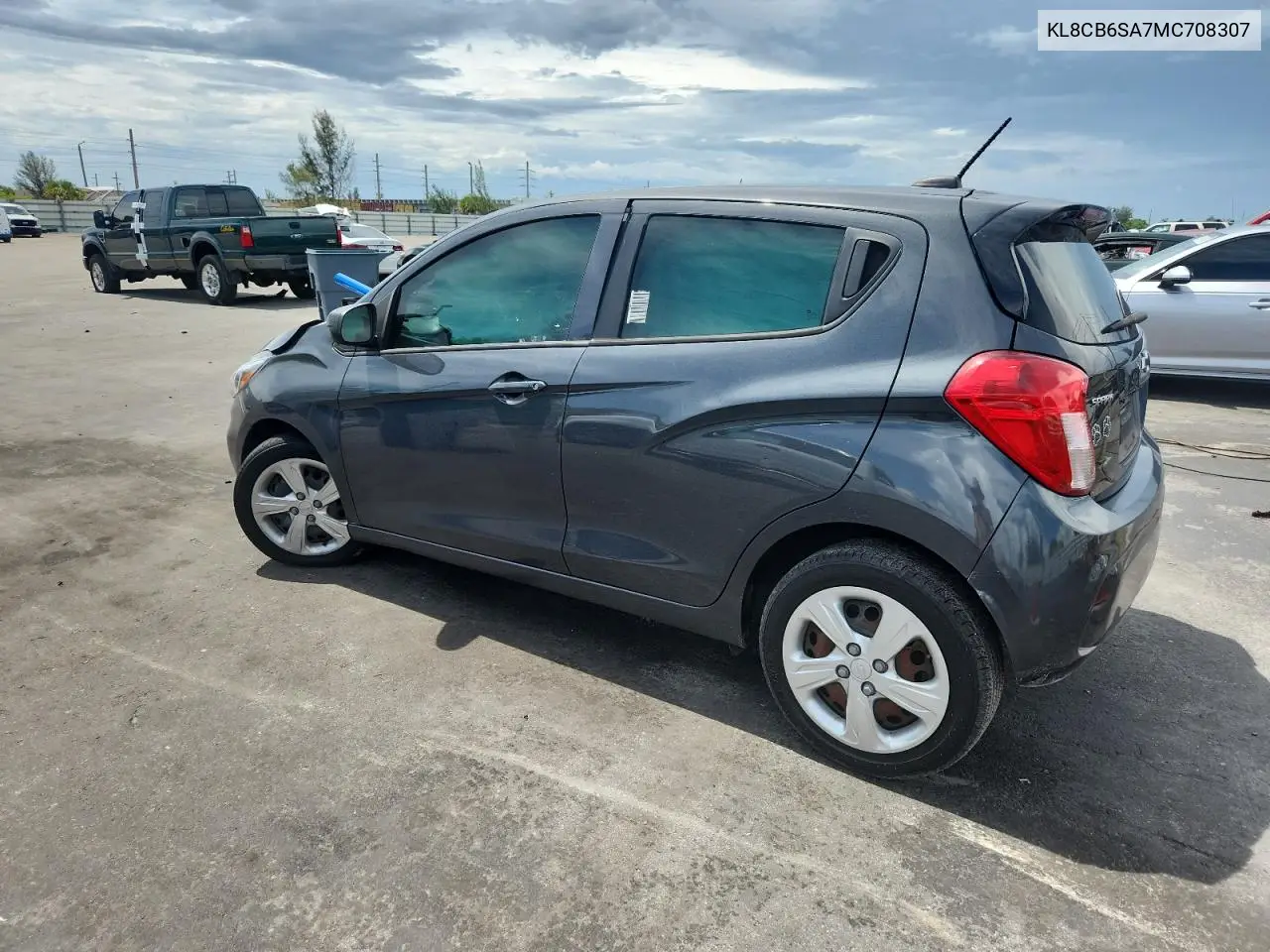 2021 Chevrolet Spark Ls VIN: KL8CB6SA7MC708307 Lot: 62640935