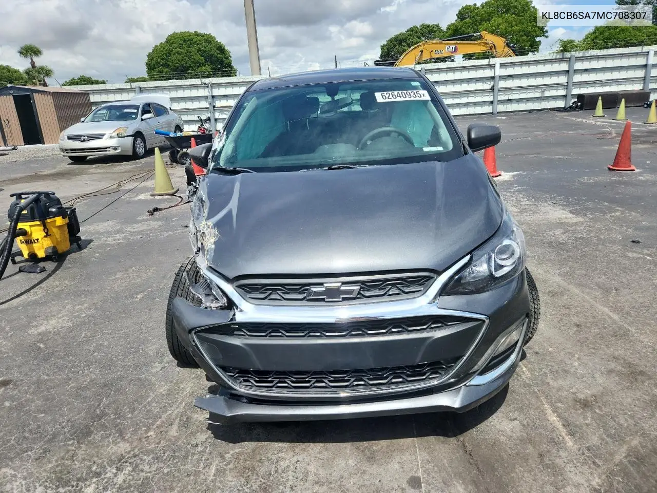 2021 Chevrolet Spark Ls VIN: KL8CB6SA7MC708307 Lot: 62640935