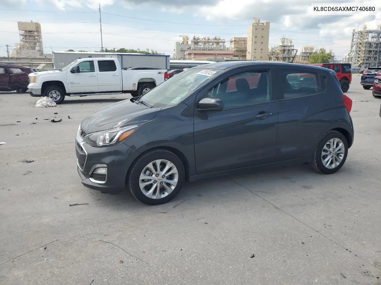 2021 Chevrolet Spark 1Lt VIN: KL8CD6SAXMC740680 Lot: 62806345