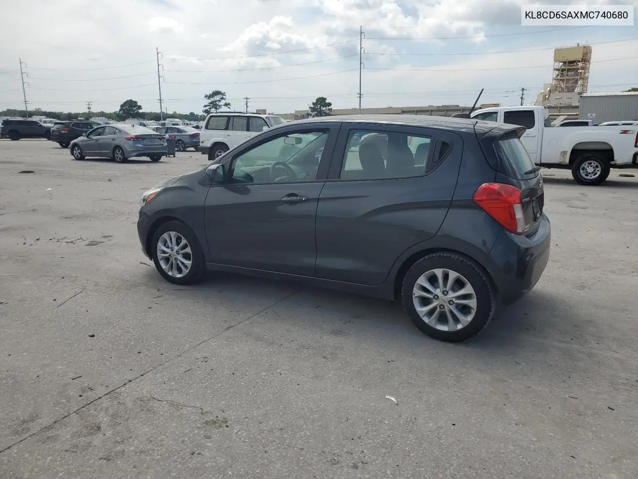 2021 Chevrolet Spark 1Lt VIN: KL8CD6SAXMC740680 Lot: 62806345