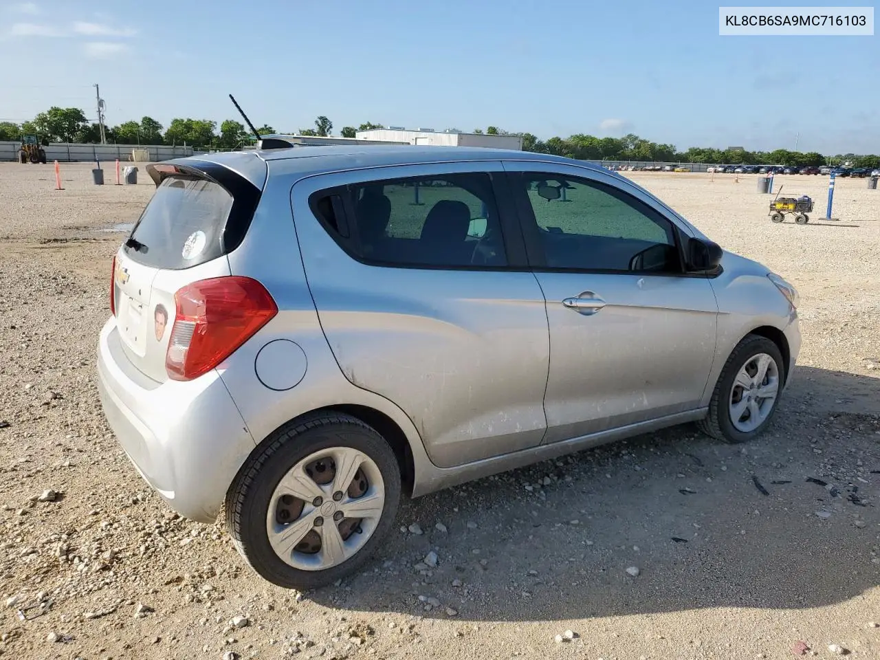 2021 Chevrolet Spark Ls VIN: KL8CB6SA9MC716103 Lot: 62849805