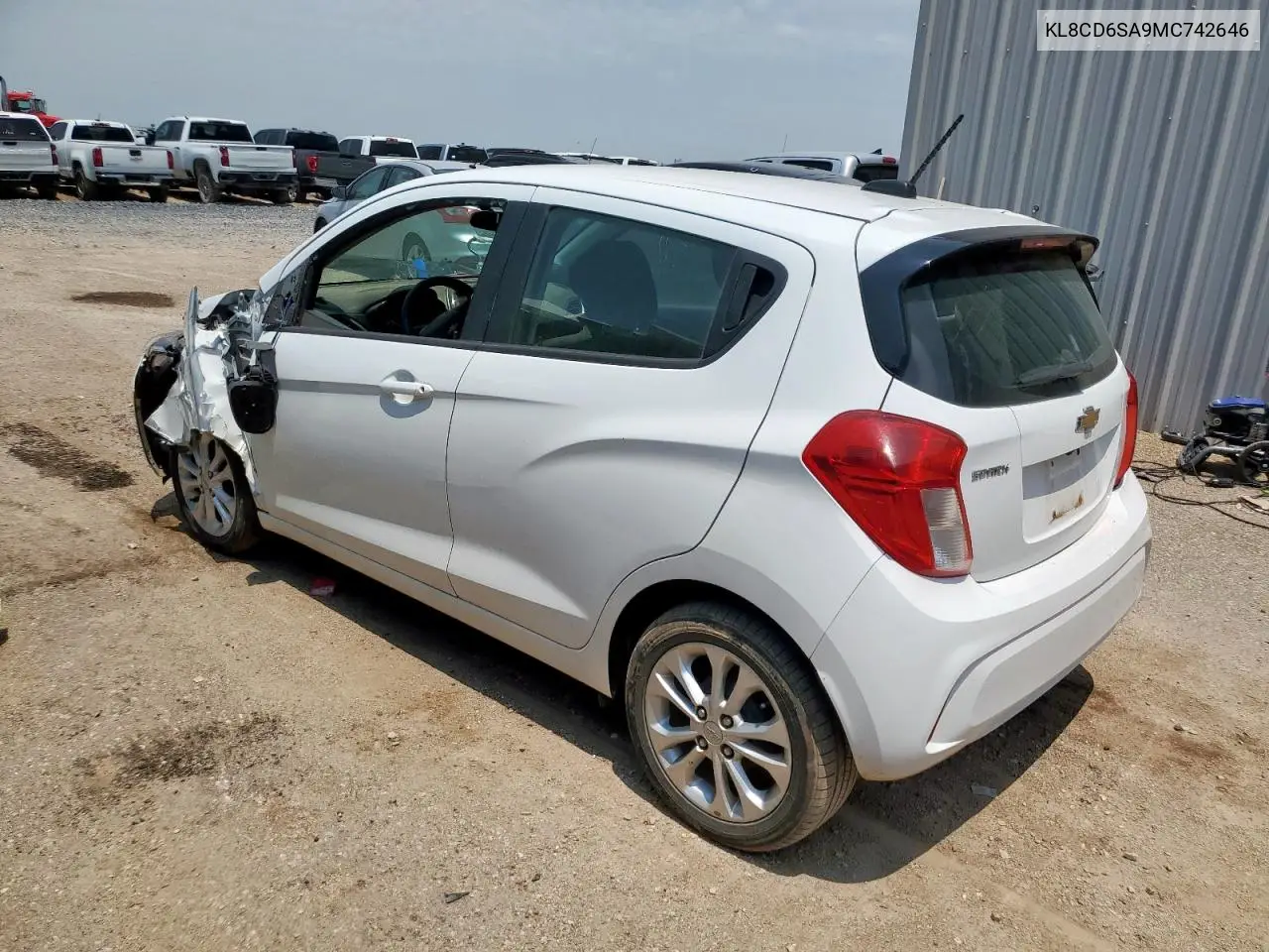 2021 Chevrolet Spark 1Lt VIN: KL8CD6SA9MC742646 Lot: 63074235