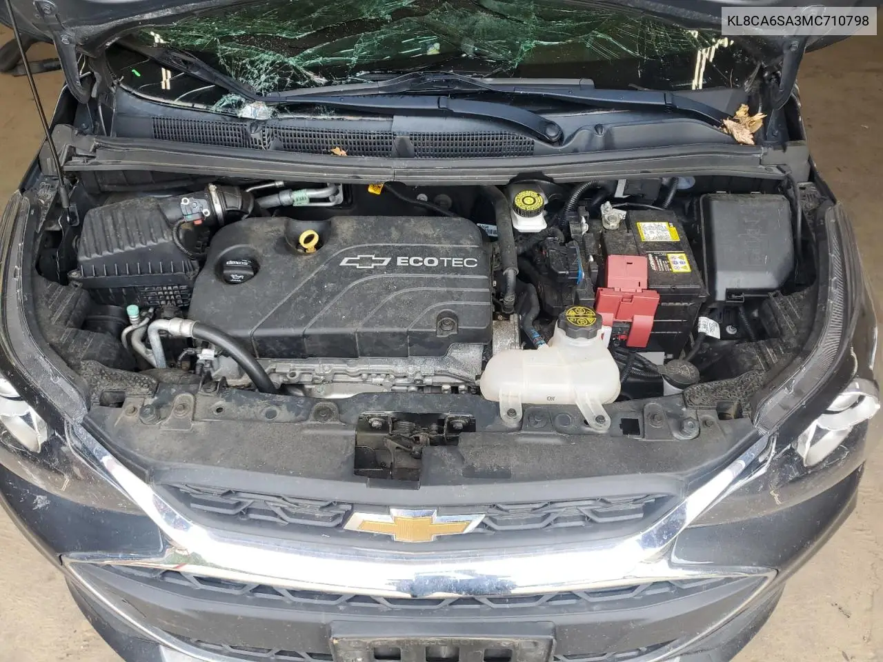 2021 Chevrolet Spark Ls VIN: KL8CA6SA3MC710798 Lot: 63390945