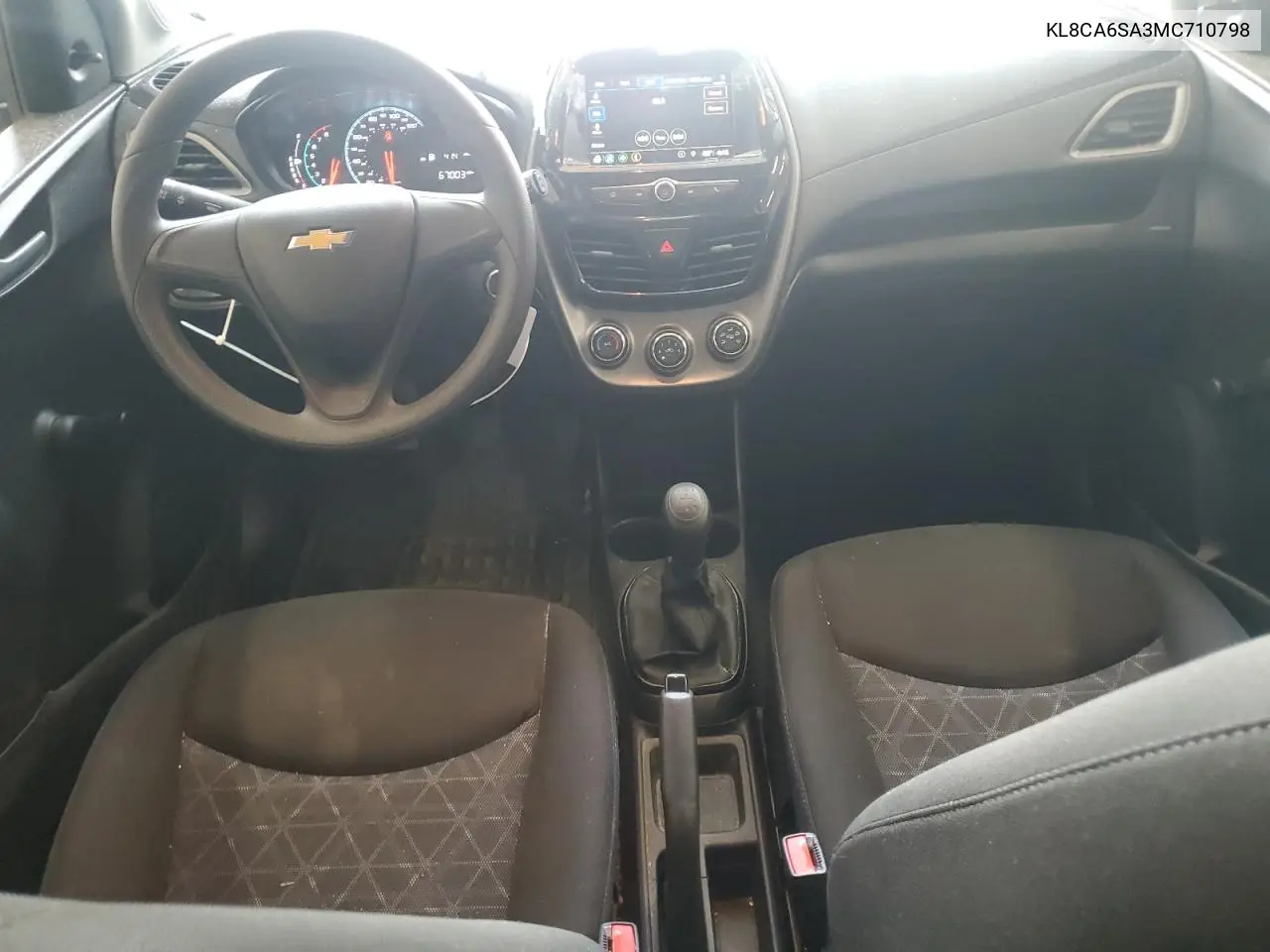 2021 Chevrolet Spark Ls VIN: KL8CA6SA3MC710798 Lot: 63390945