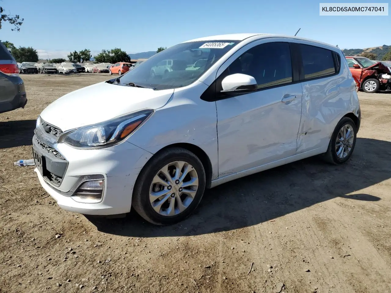 2021 Chevrolet Spark 1Lt VIN: KL8CD6SA0MC747041 Lot: 64085365