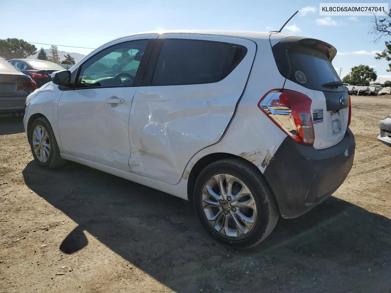 2021 Chevrolet Spark 1Lt VIN: KL8CD6SA0MC747041 Lot: 64085365