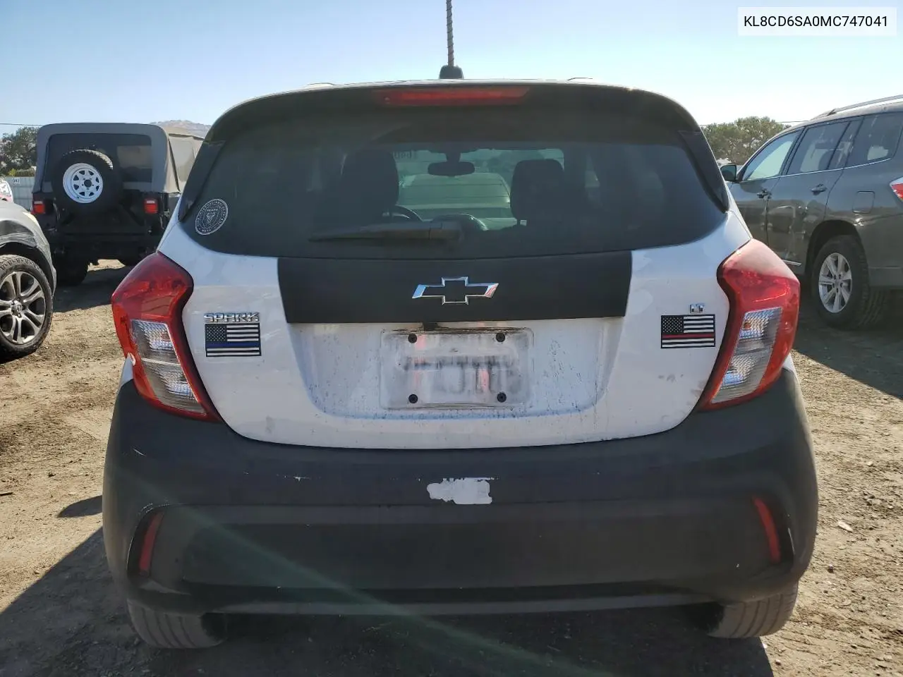 2021 Chevrolet Spark 1Lt VIN: KL8CD6SA0MC747041 Lot: 64085365