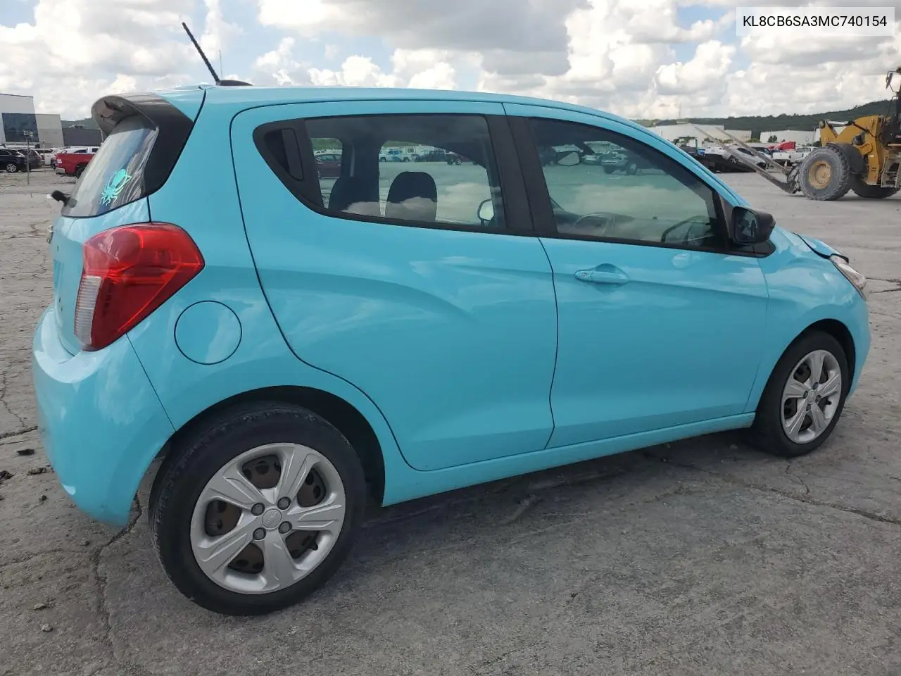 2021 Chevrolet Spark Ls VIN: KL8CB6SA3MC740154 Lot: 64508555