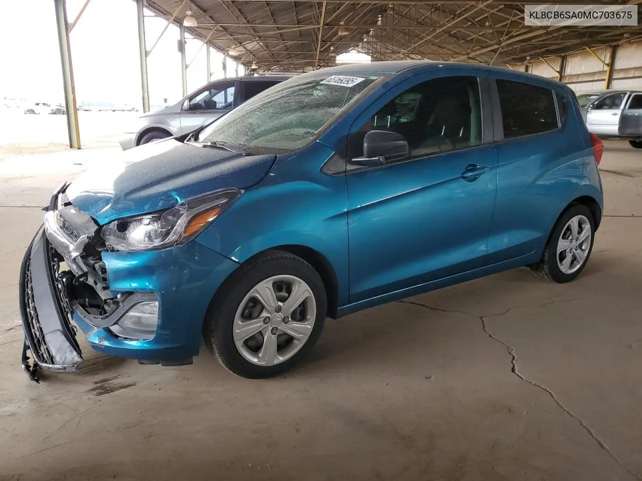 2021 Chevrolet Spark Ls VIN: KL8CB6SA0MC703675 Lot: 65169395