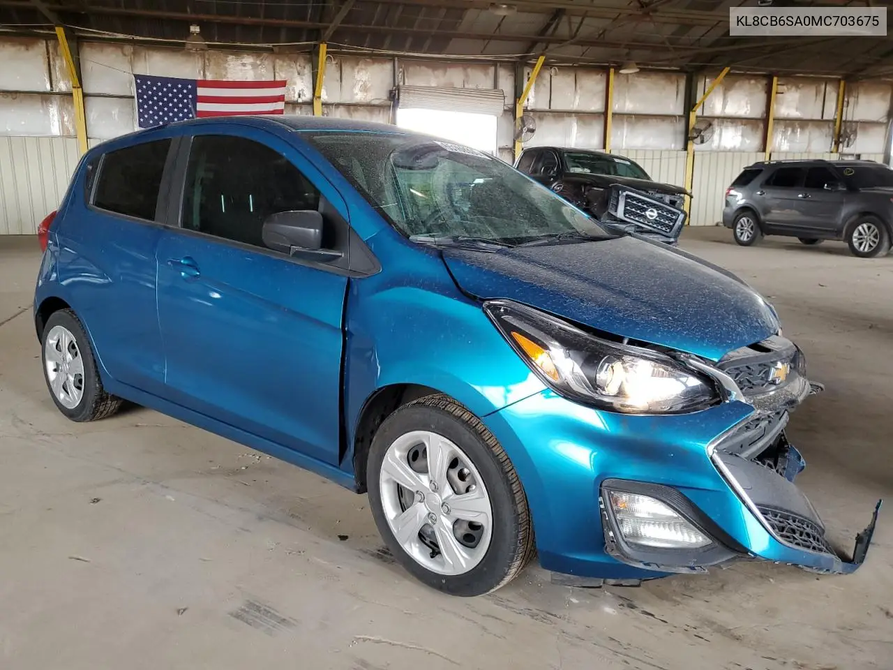2021 Chevrolet Spark Ls VIN: KL8CB6SA0MC703675 Lot: 65169395
