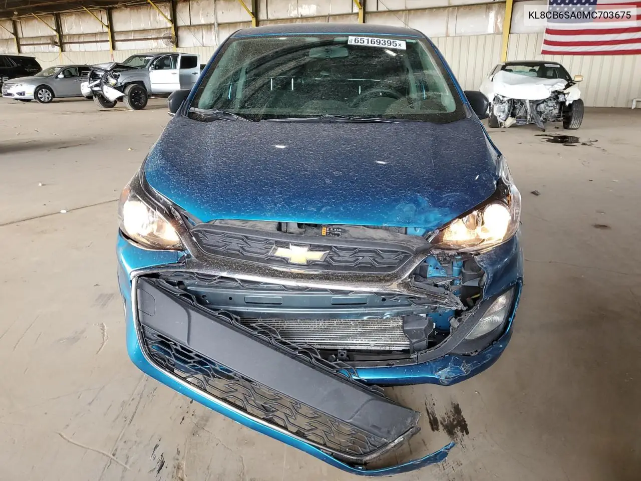 2021 Chevrolet Spark Ls VIN: KL8CB6SA0MC703675 Lot: 65169395