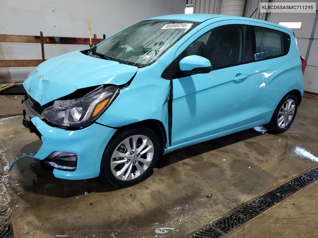 2021 Chevrolet Spark 1Lt VIN: KL8CD6SA5MC711295 Lot: 88088295