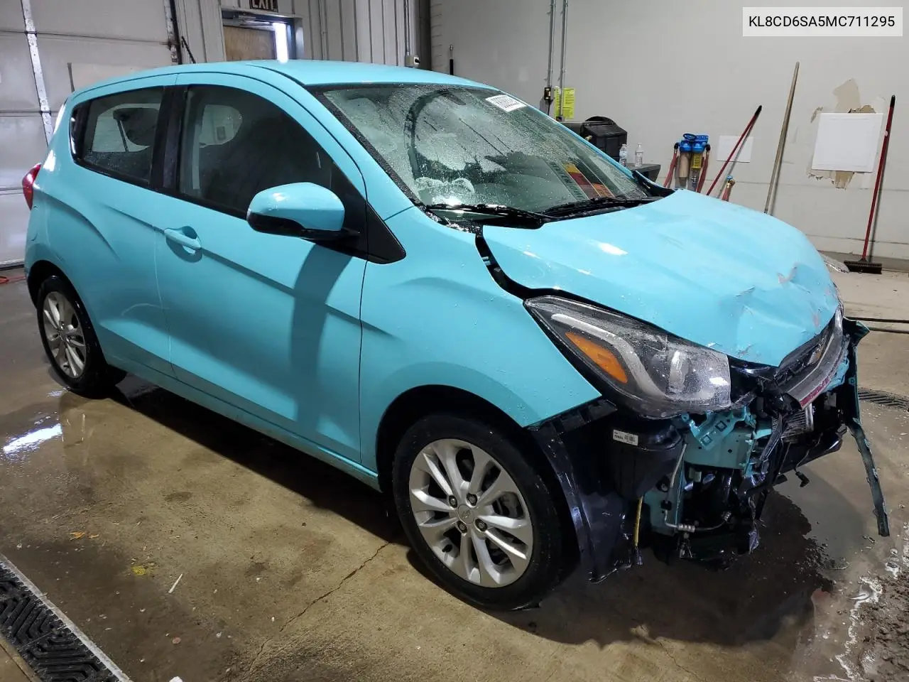 2021 Chevrolet Spark 1Lt VIN: KL8CD6SA5MC711295 Lot: 88088295