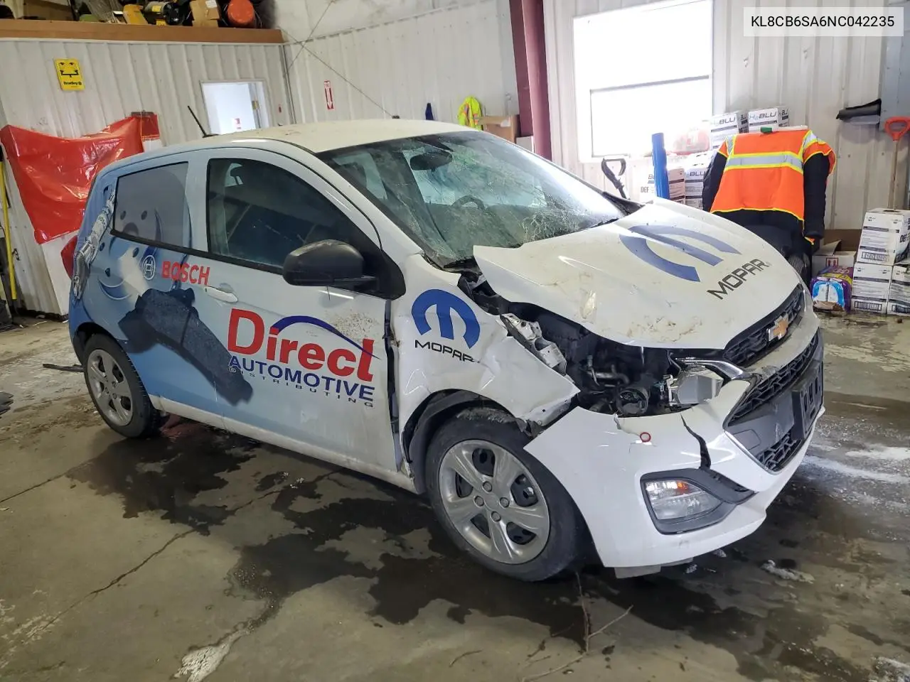 2022 Chevrolet Spark Ls VIN: KL8CB6SA6NC042235 Lot: 44524025