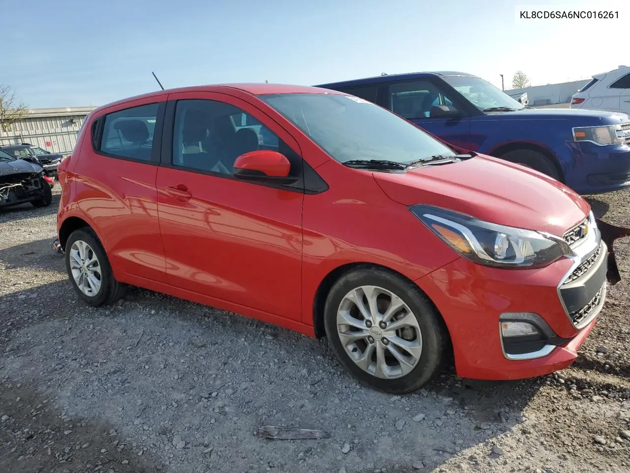2022 Chevrolet Spark 1Lt VIN: KL8CD6SA6NC016261 Lot: 54160895