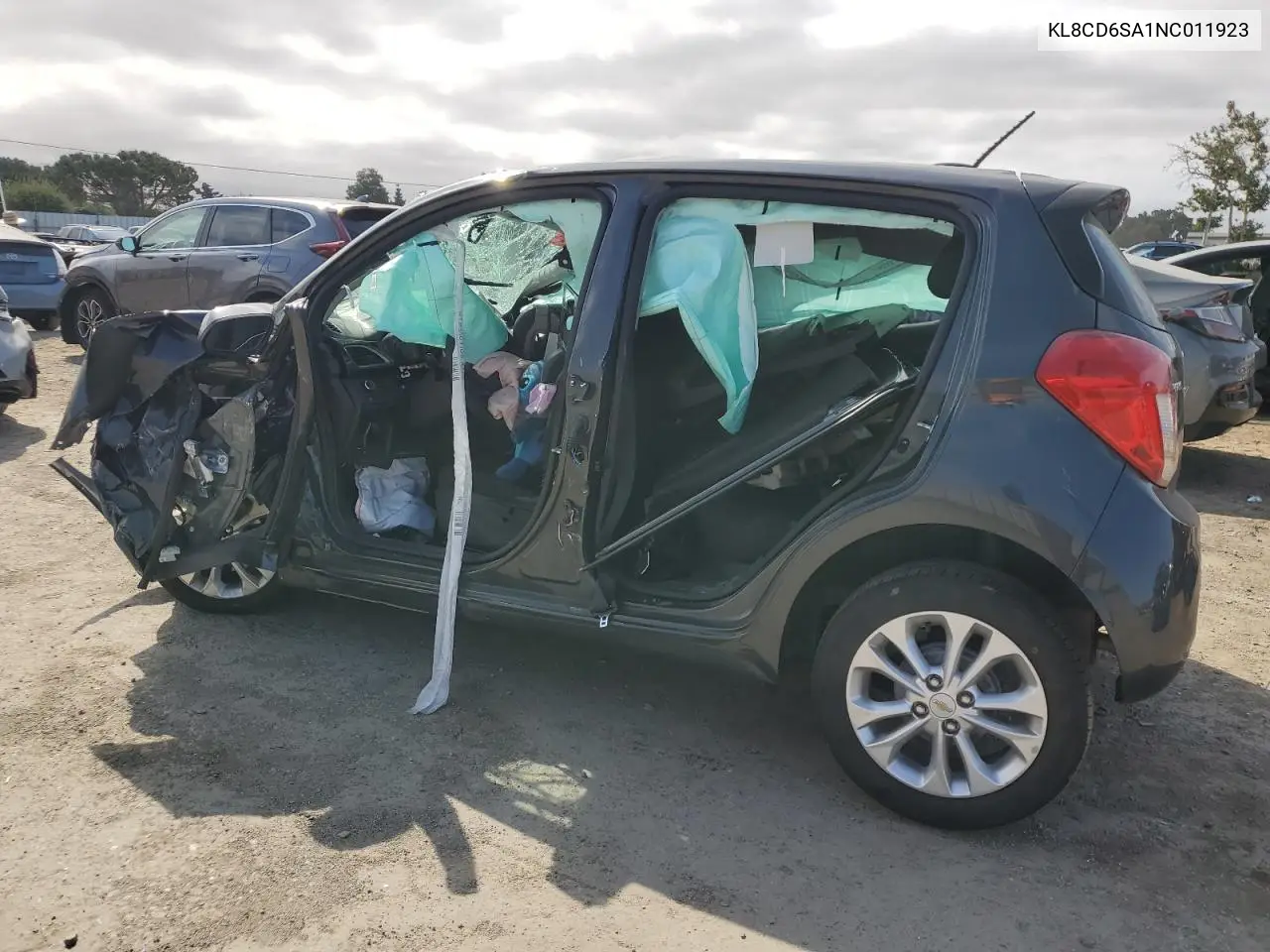 2022 Chevrolet Spark 1Lt VIN: KL8CD6SA1NC011923 Lot: 59763415