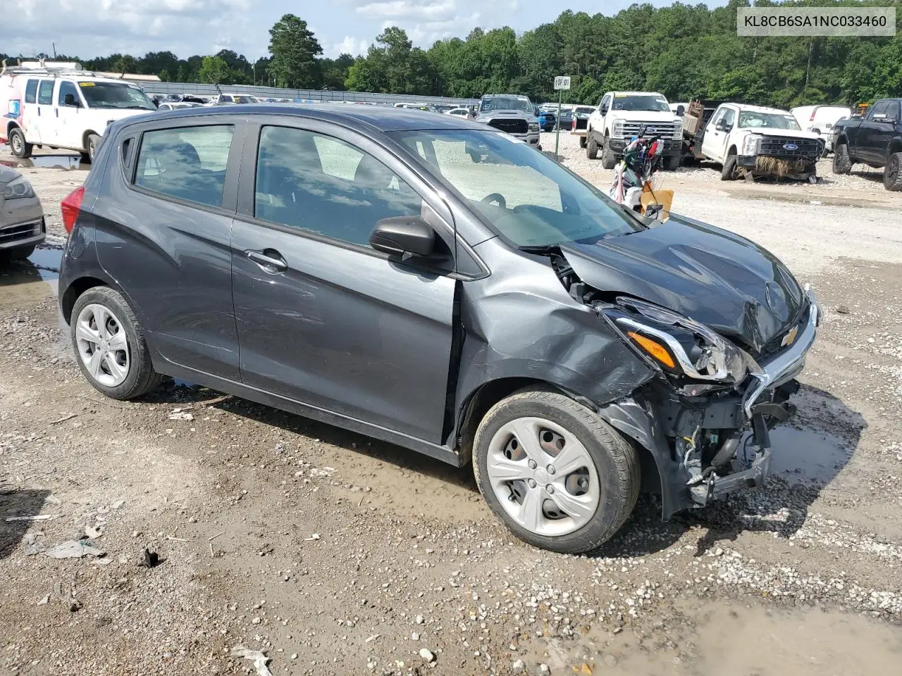 2022 Chevrolet Spark Ls VIN: KL8CB6SA1NC033460 Lot: 61585735