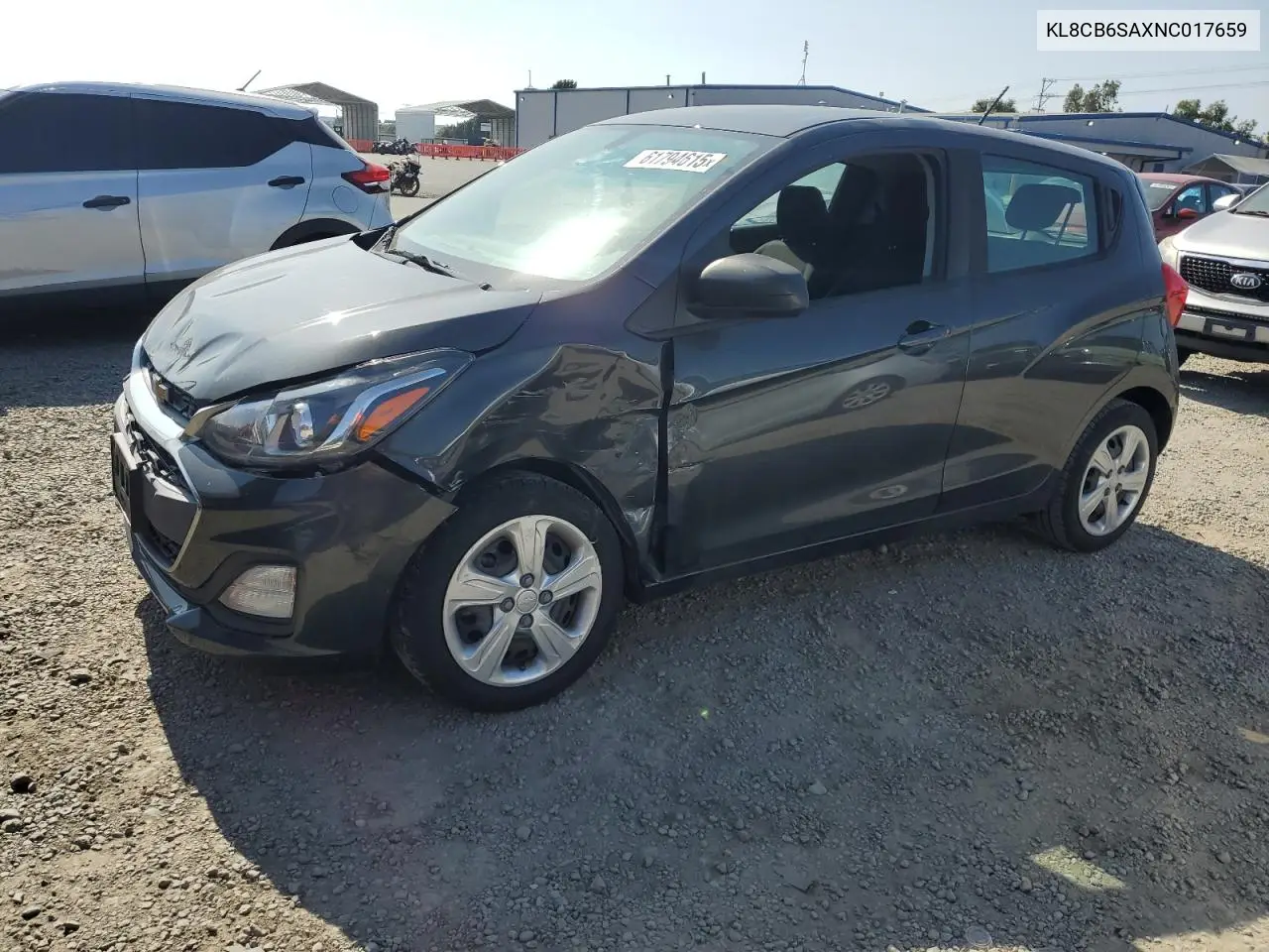 2022 Chevrolet Spark Ls VIN: KL8CB6SAXNC017659 Lot: 61794615