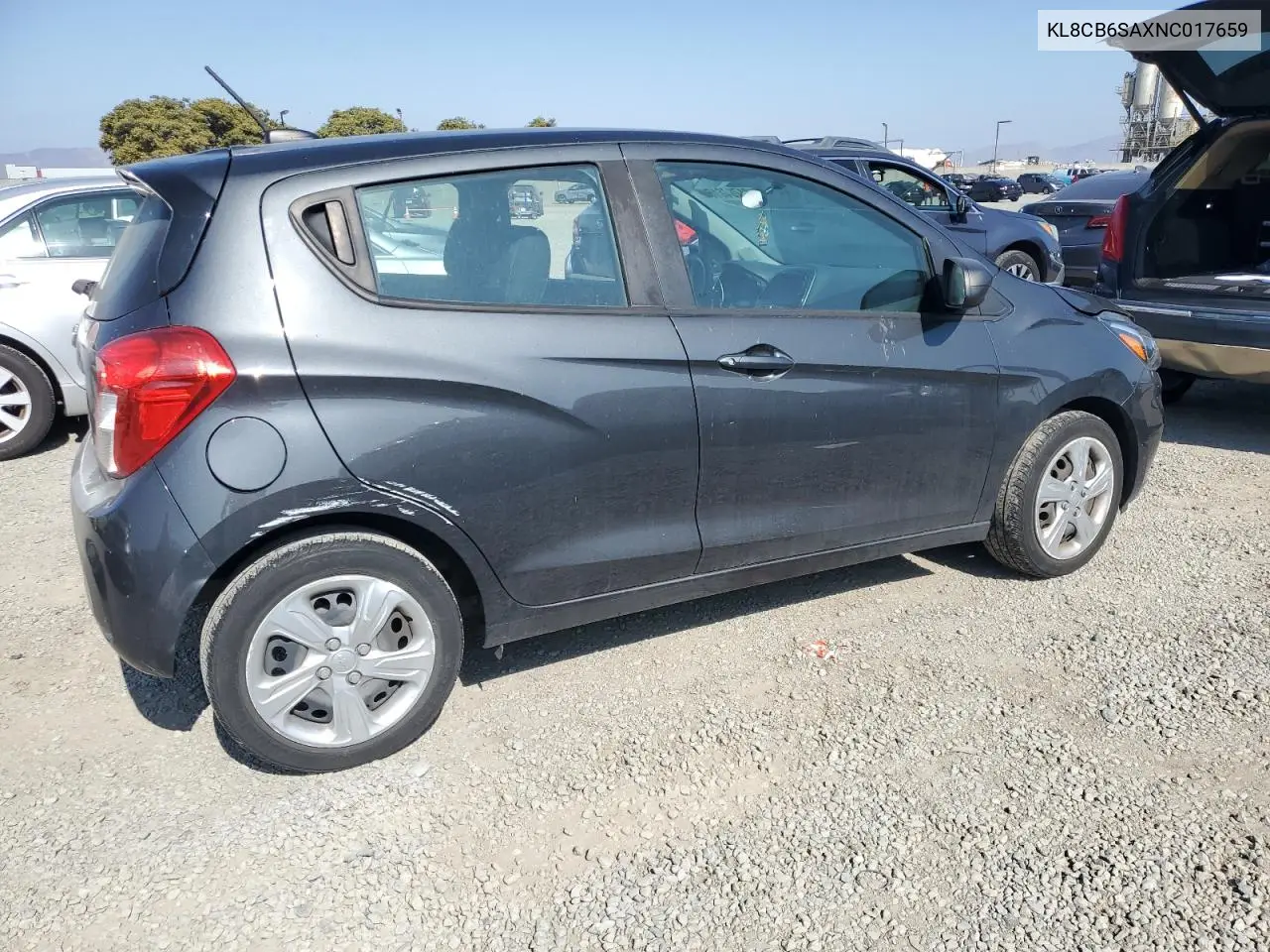2022 Chevrolet Spark Ls VIN: KL8CB6SAXNC017659 Lot: 61794615