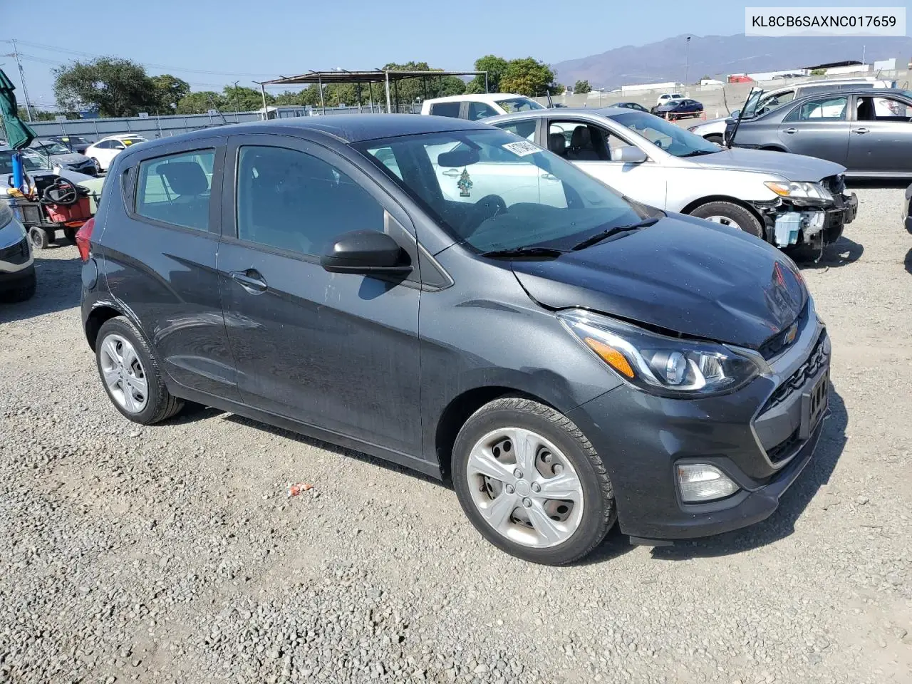 2022 Chevrolet Spark Ls VIN: KL8CB6SAXNC017659 Lot: 61794615