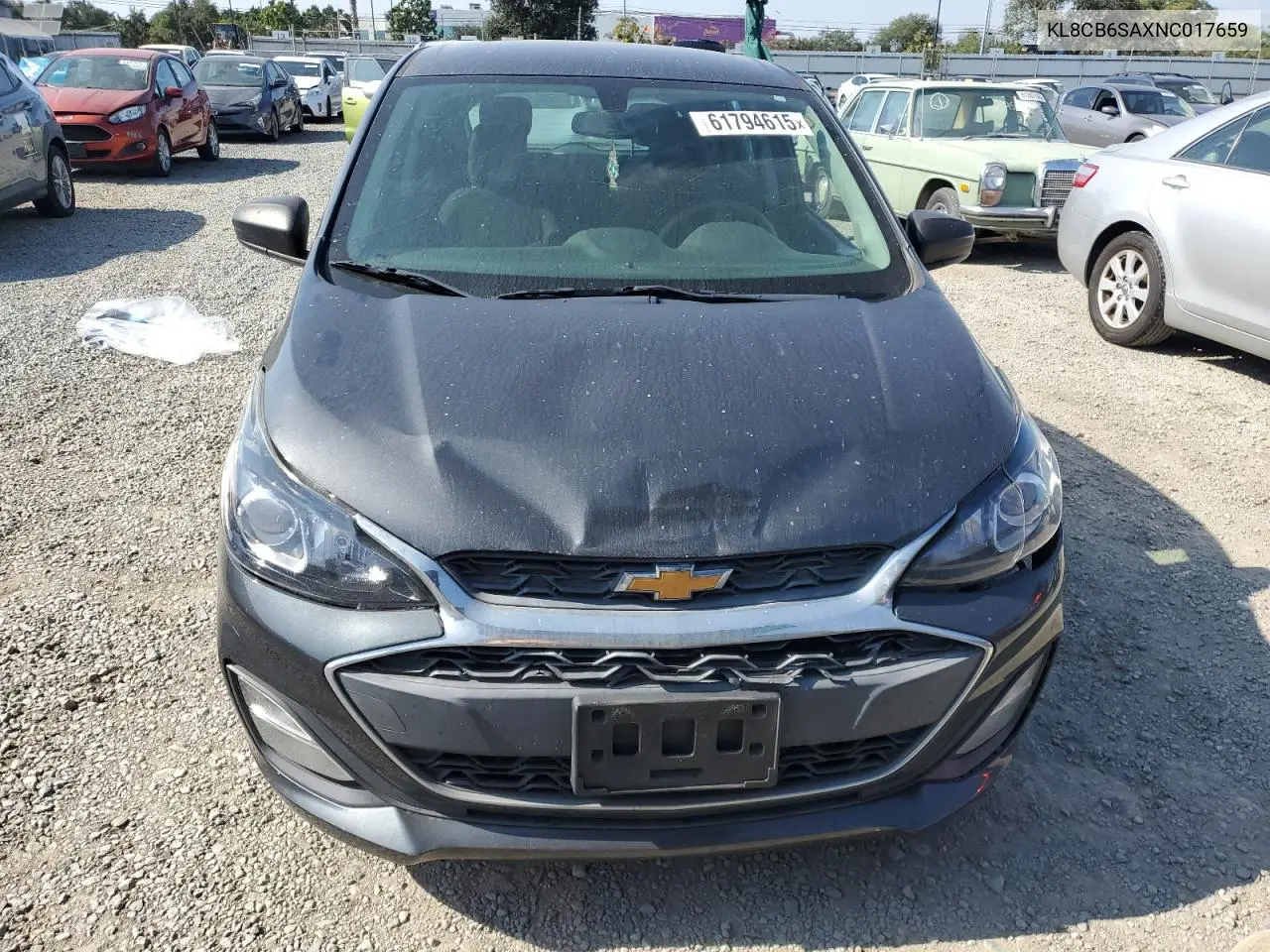 2022 Chevrolet Spark Ls VIN: KL8CB6SAXNC017659 Lot: 61794615