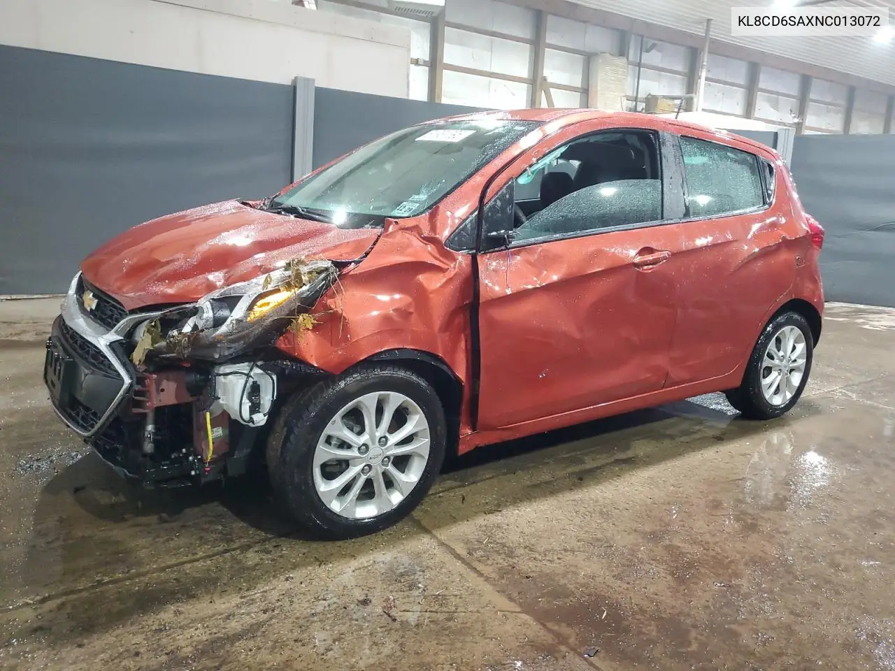 2022 Chevrolet Spark 1Lt VIN: KL8CD6SAXNC013072 Lot: 61981395