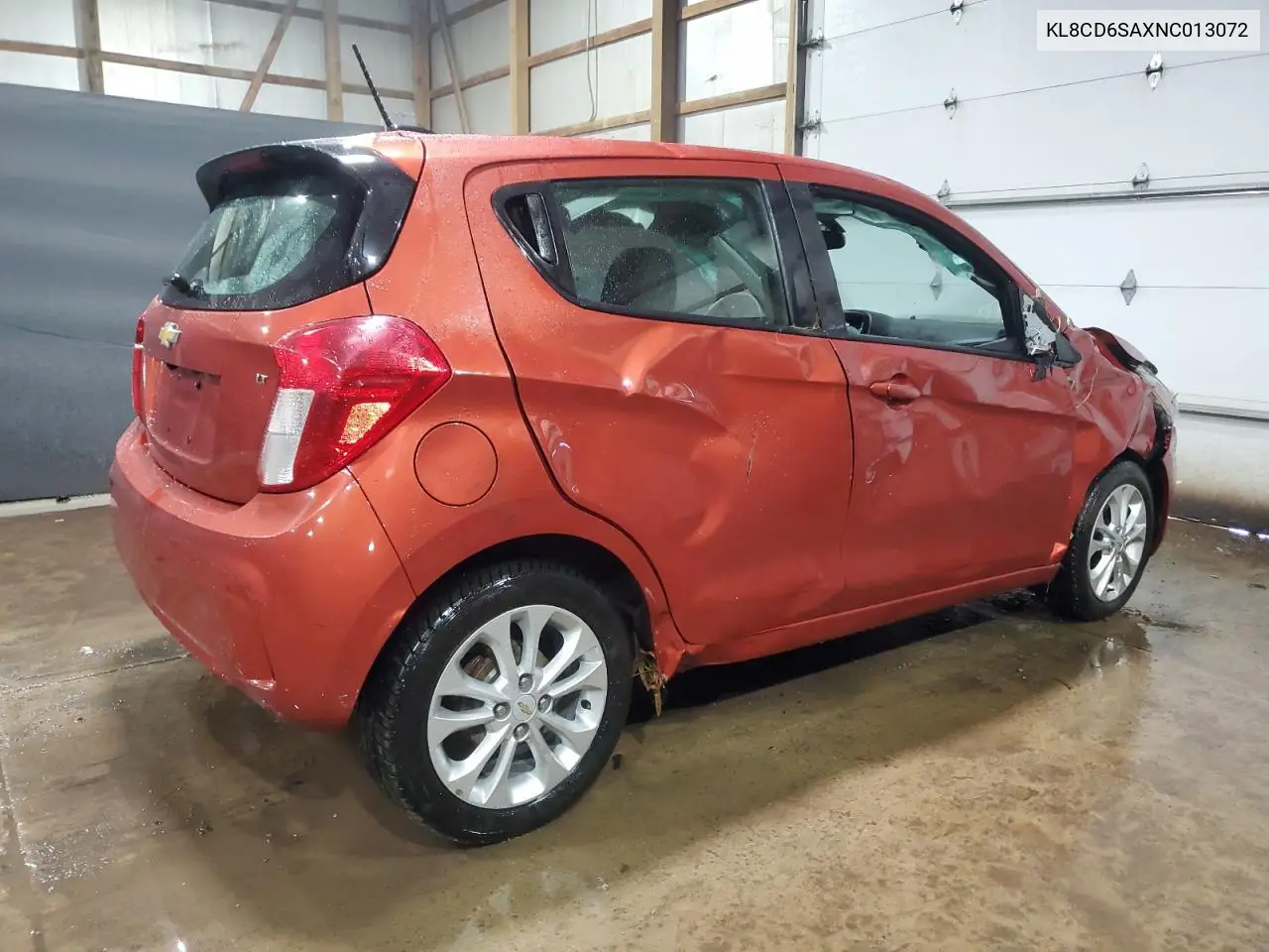 2022 Chevrolet Spark 1Lt VIN: KL8CD6SAXNC013072 Lot: 61981395