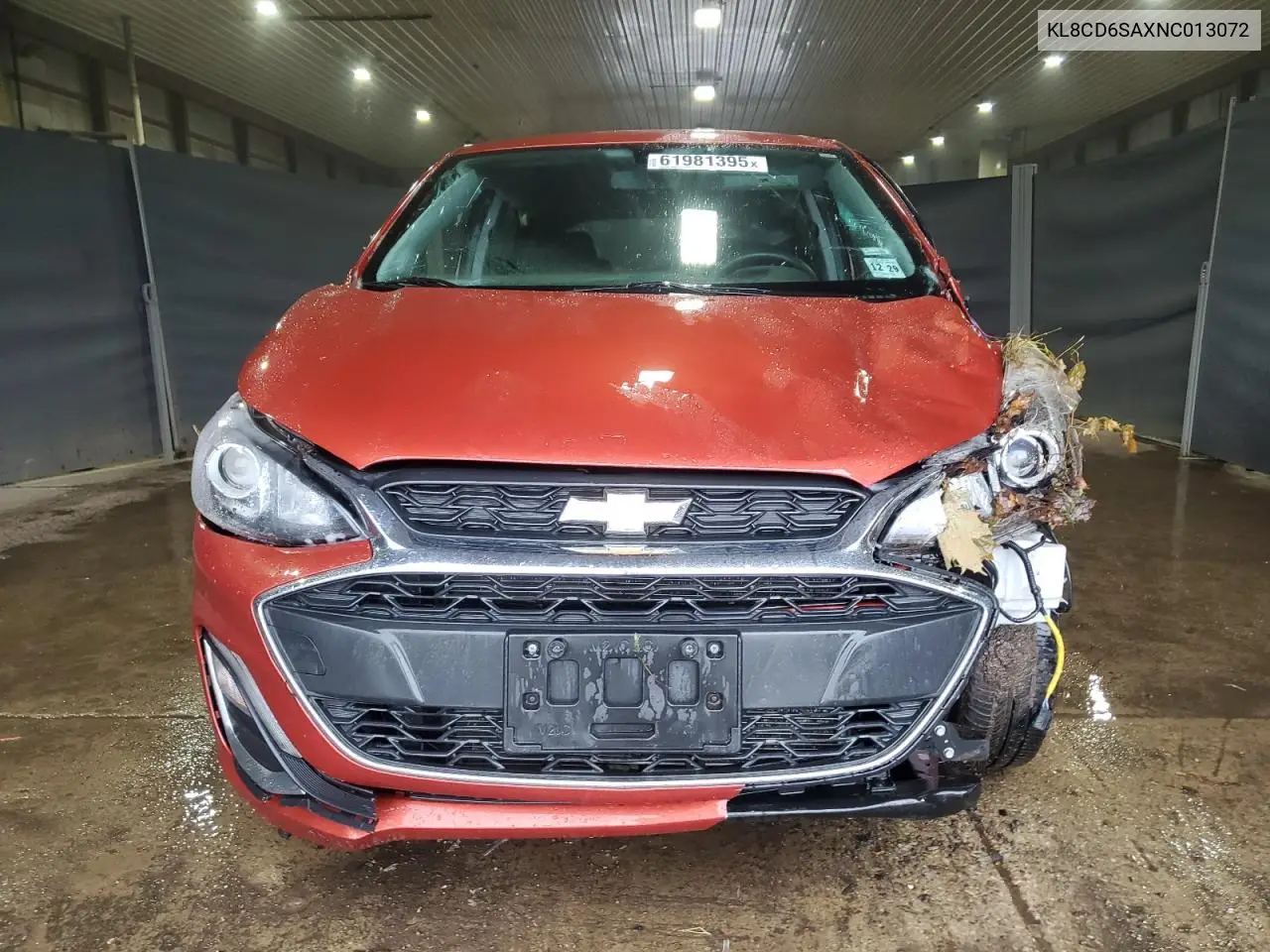 2022 Chevrolet Spark 1Lt VIN: KL8CD6SAXNC013072 Lot: 61981395