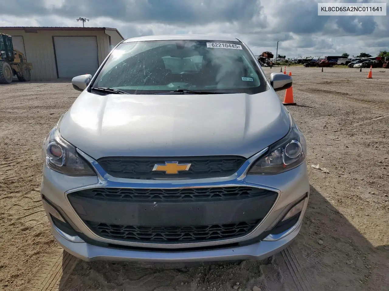 2022 Chevrolet Spark 1Lt VIN: KL8CD6SA2NC011641 Lot: 62210445
