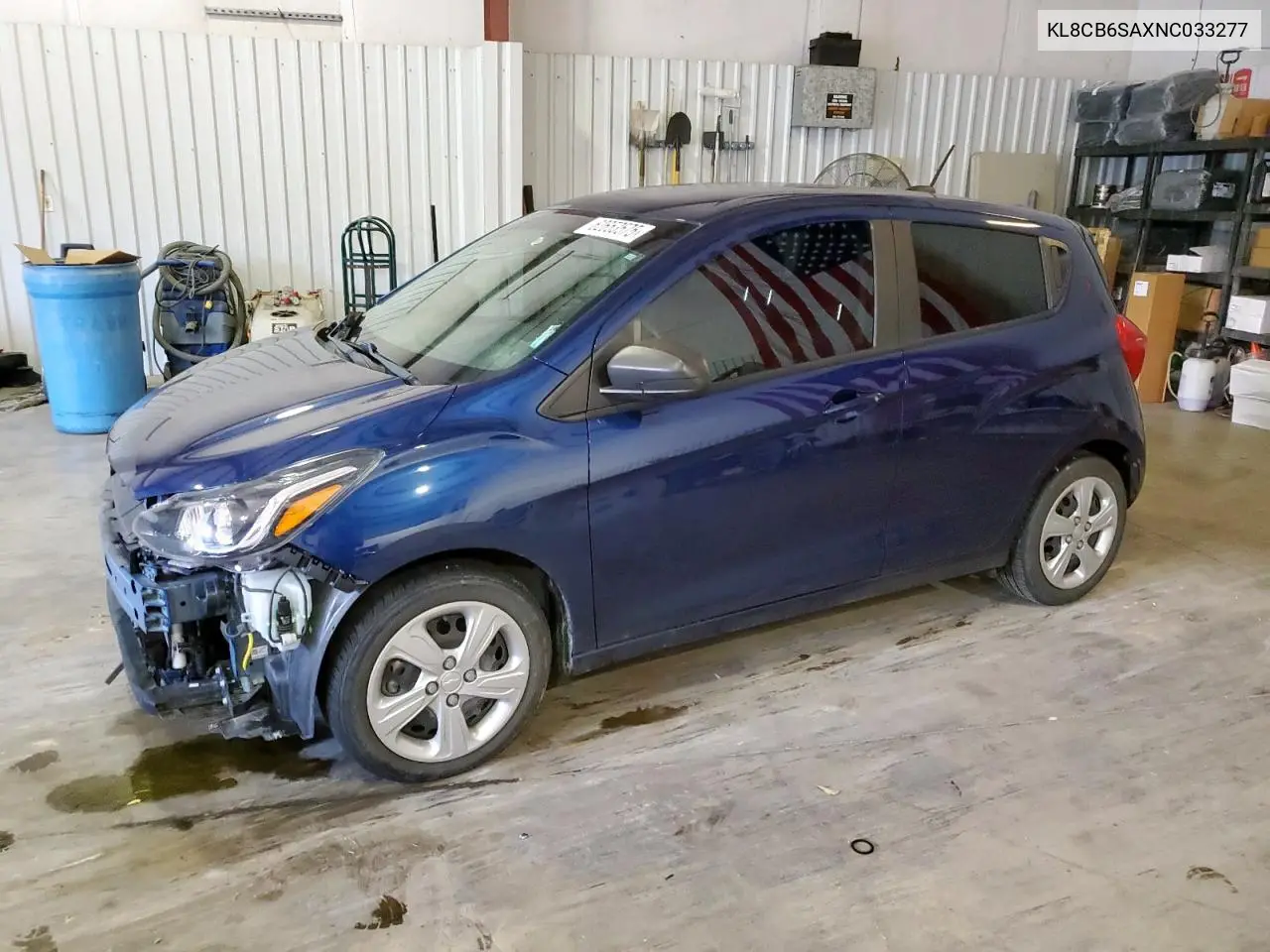 2022 Chevrolet Spark Ls VIN: KL8CB6SAXNC033277 Lot: 62653575