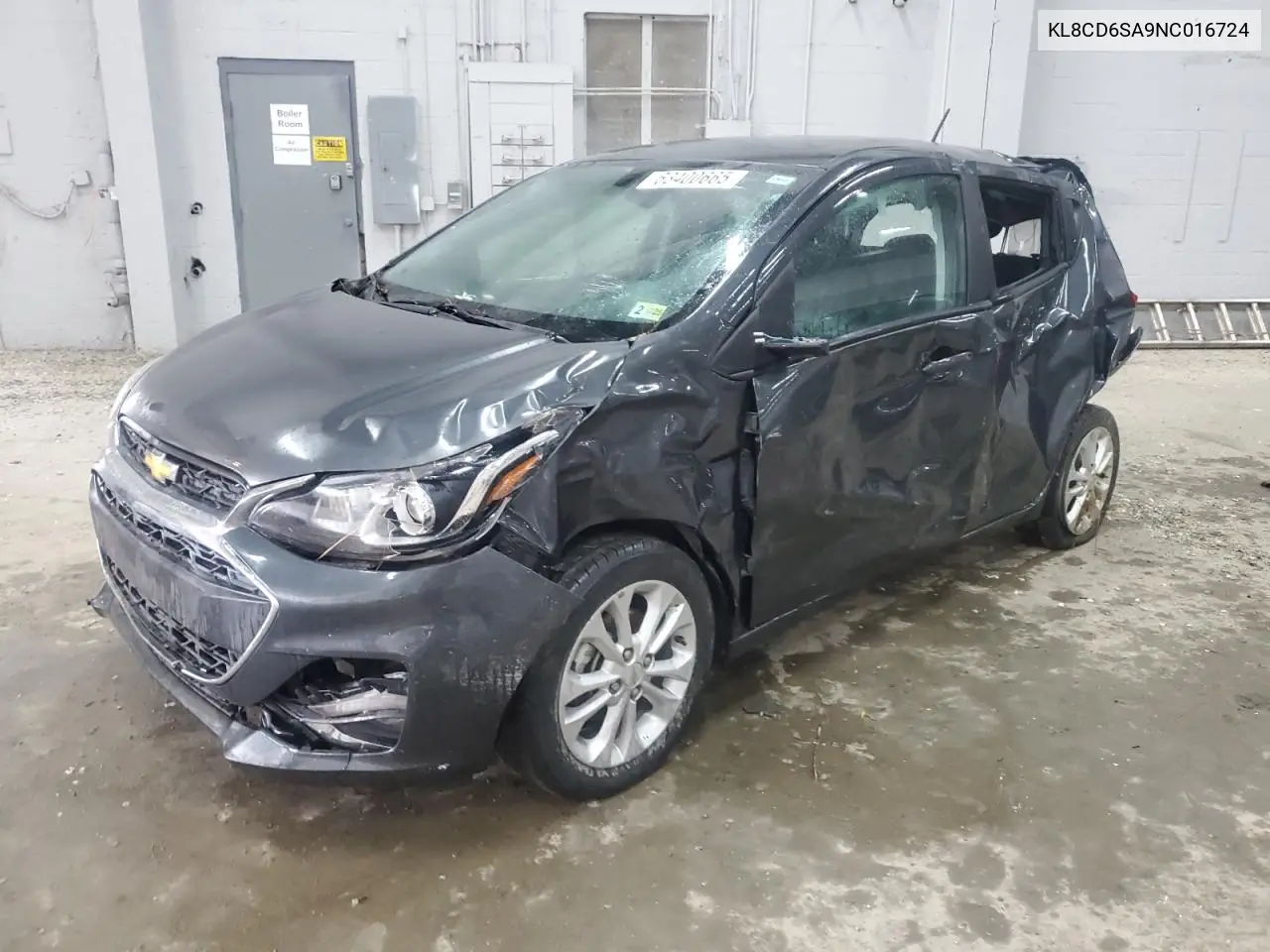 2022 Chevrolet Spark 1Lt VIN: KL8CD6SA9NC016724 Lot: 63400665