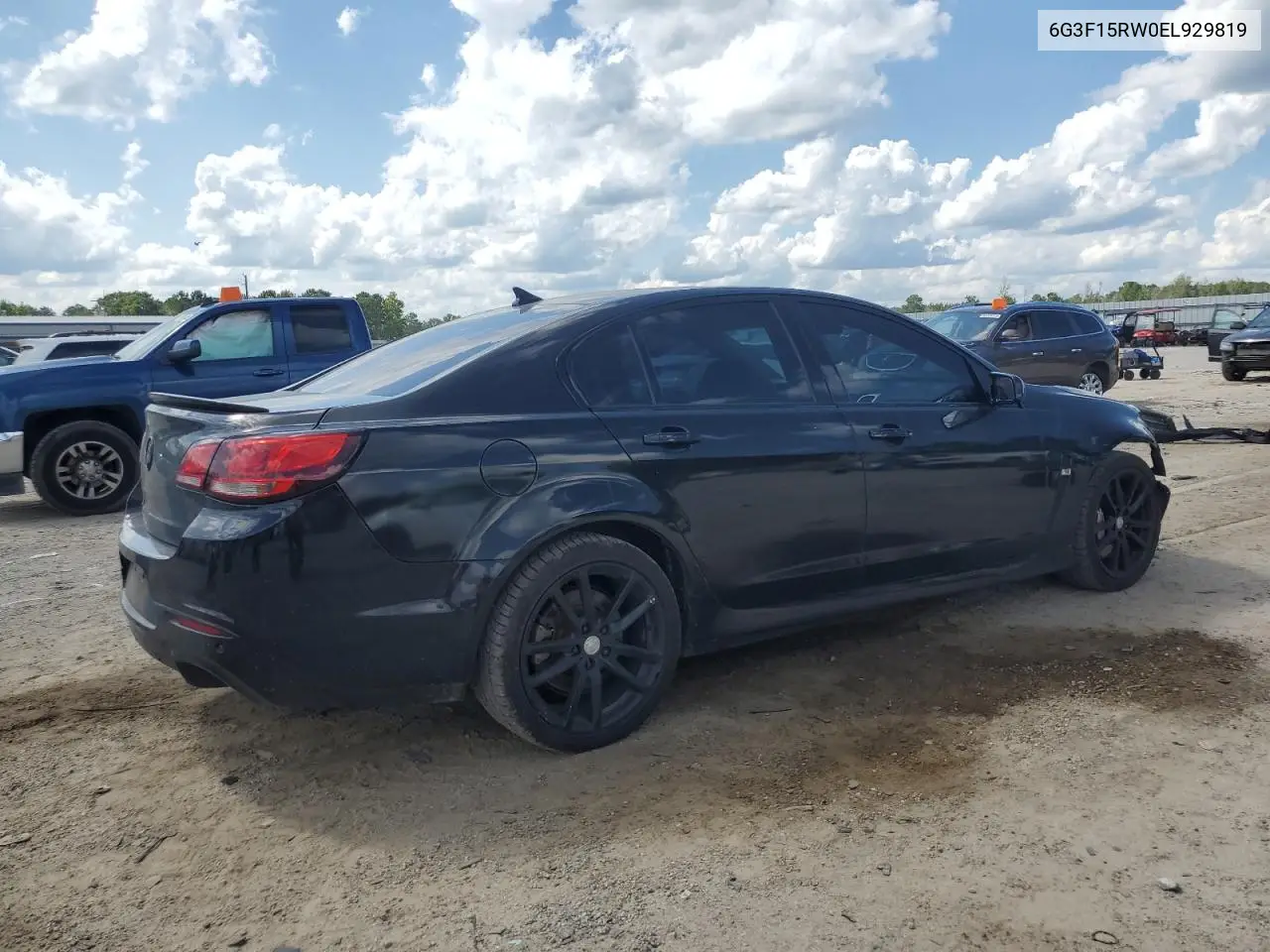 2014 Chevrolet Ss VIN: 6G3F15RW0EL929819 Lot: 61202665