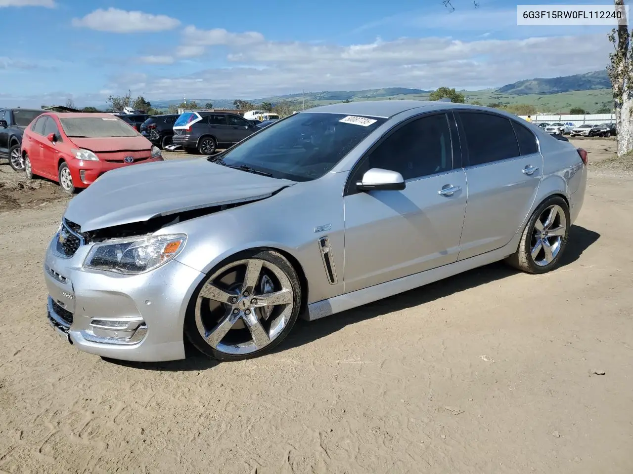 2015 Chevrolet Ss VIN: 6G3F15RW0FL112240 Lot: 50087735
