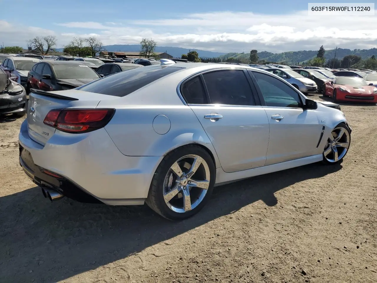 2015 Chevrolet Ss VIN: 6G3F15RW0FL112240 Lot: 50087735
