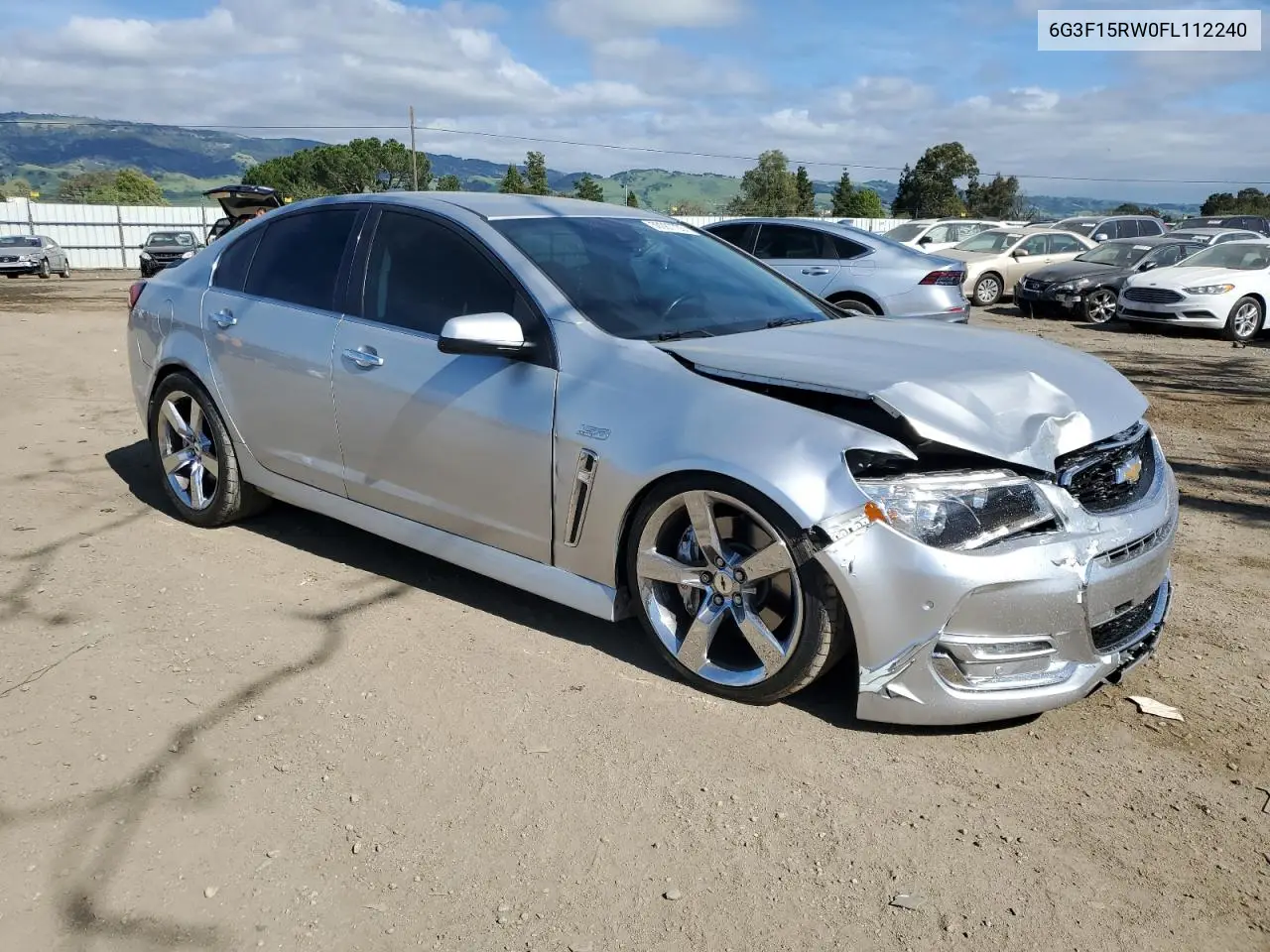 2015 Chevrolet Ss VIN: 6G3F15RW0FL112240 Lot: 50087735