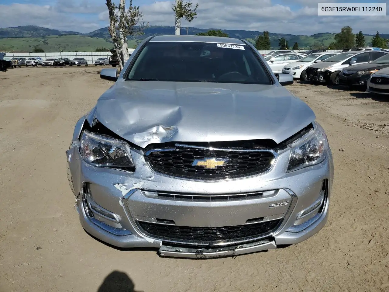 2015 Chevrolet Ss VIN: 6G3F15RW0FL112240 Lot: 50087735