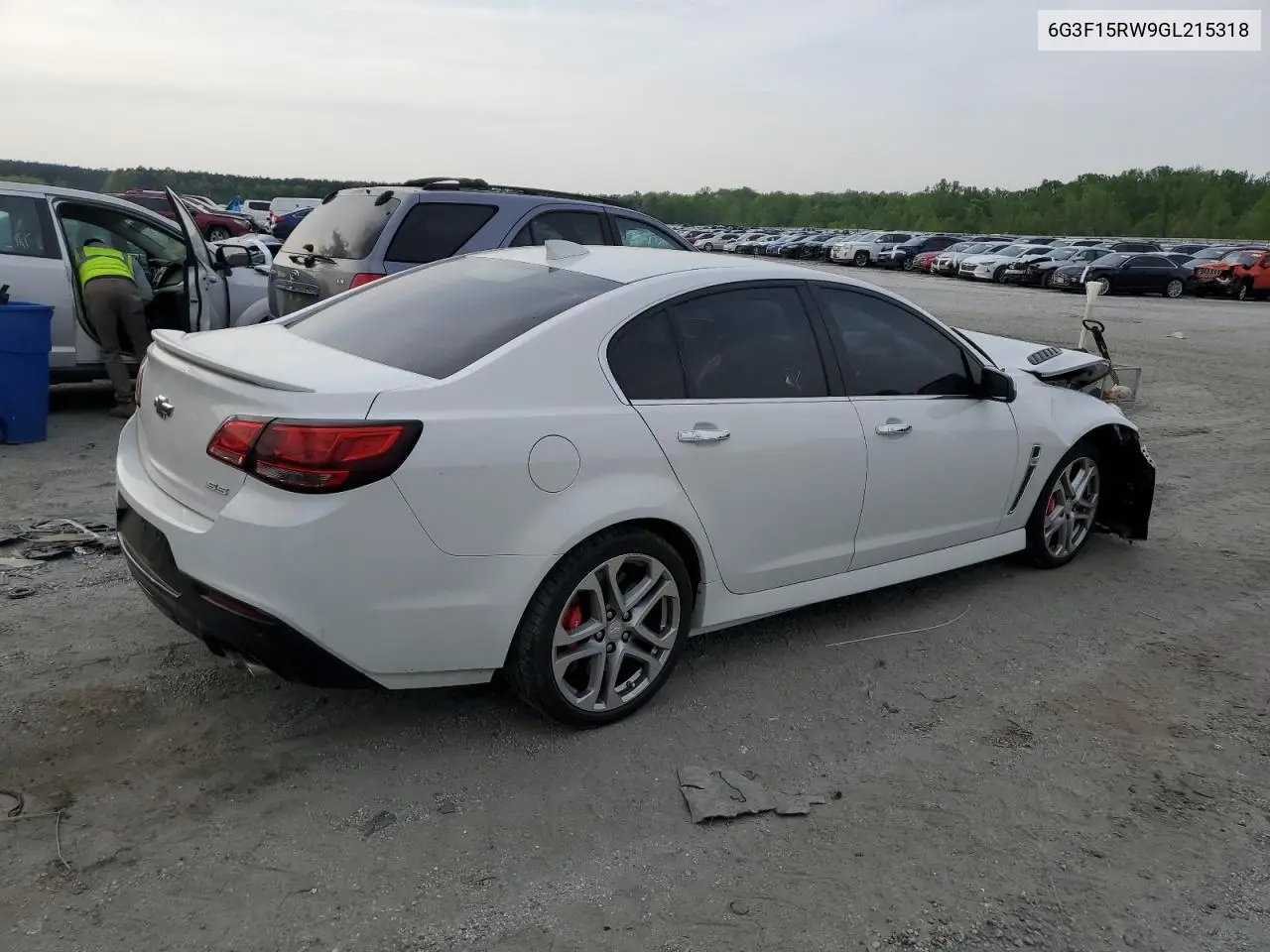 2016 Chevrolet Ss VIN: 6G3F15RW9GL215318 Lot: 53187855