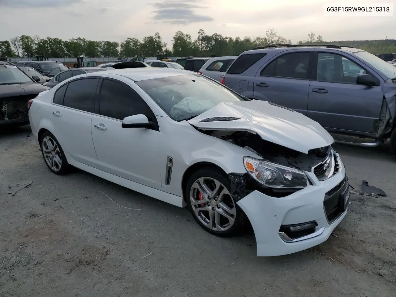 2016 Chevrolet Ss VIN: 6G3F15RW9GL215318 Lot: 53187855