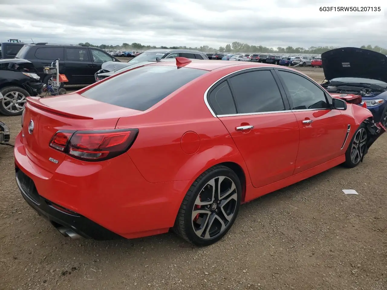 2016 Chevrolet Ss VIN: 6G3F15RW5GL207135 Lot: 65091575