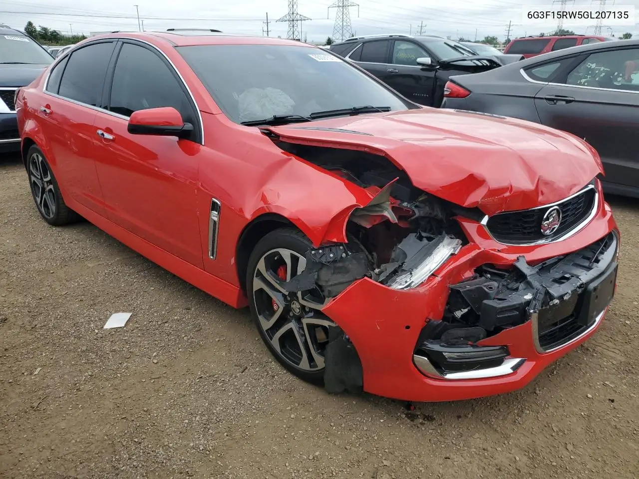2016 Chevrolet Ss VIN: 6G3F15RW5GL207135 Lot: 65091575