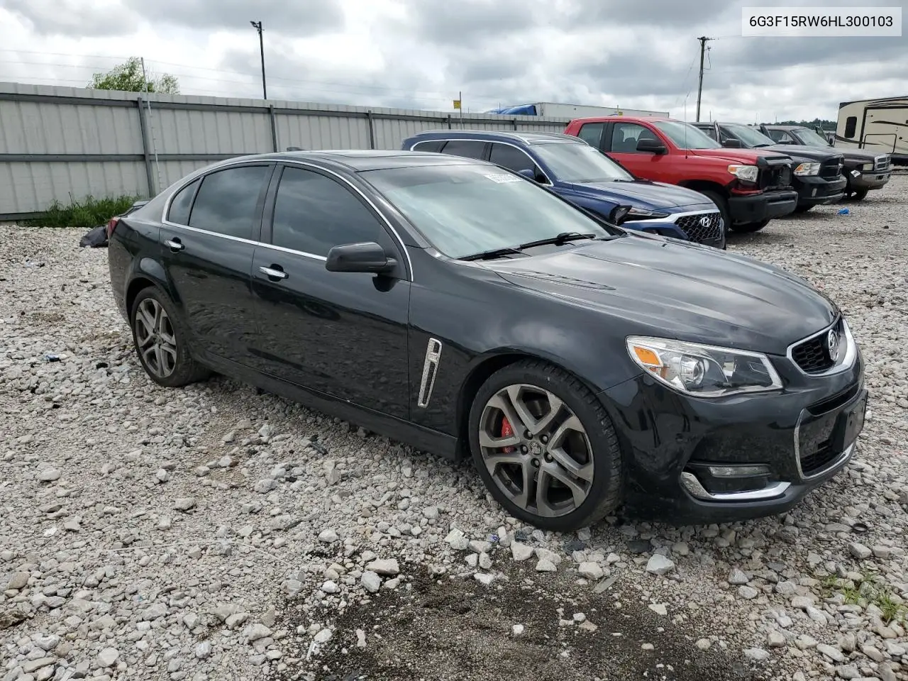 2017 Chevrolet Ss VIN: 6G3F15RW6HL300103 Lot: 65582705