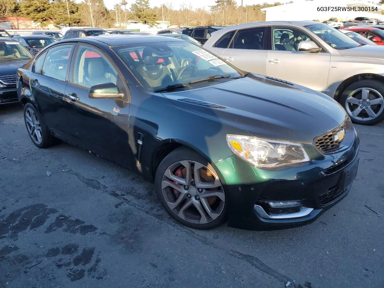 2017 Chevrolet Ss VIN: 6G3F25RW5HL300154 Lot: 86152624