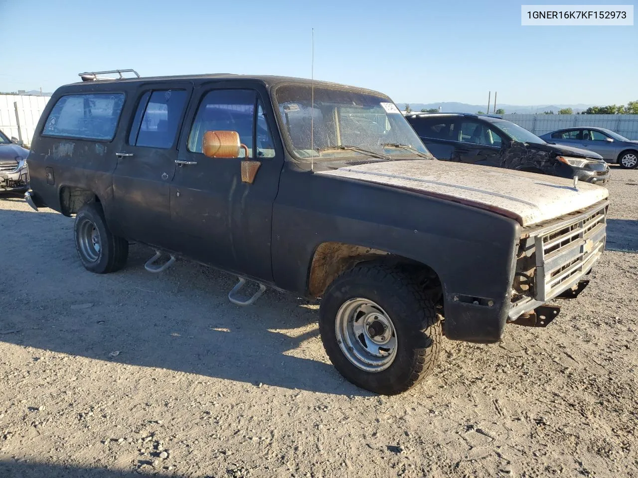 1989 Chevrolet Suburban R1500 VIN: 1GNER16K7KF152973 Lot: 61548274