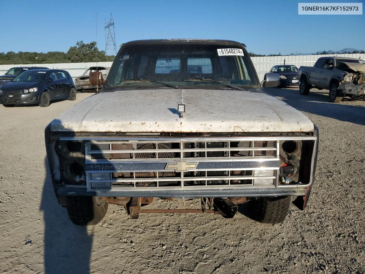 1989 Chevrolet Suburban R1500 VIN: 1GNER16K7KF152973 Lot: 61548274