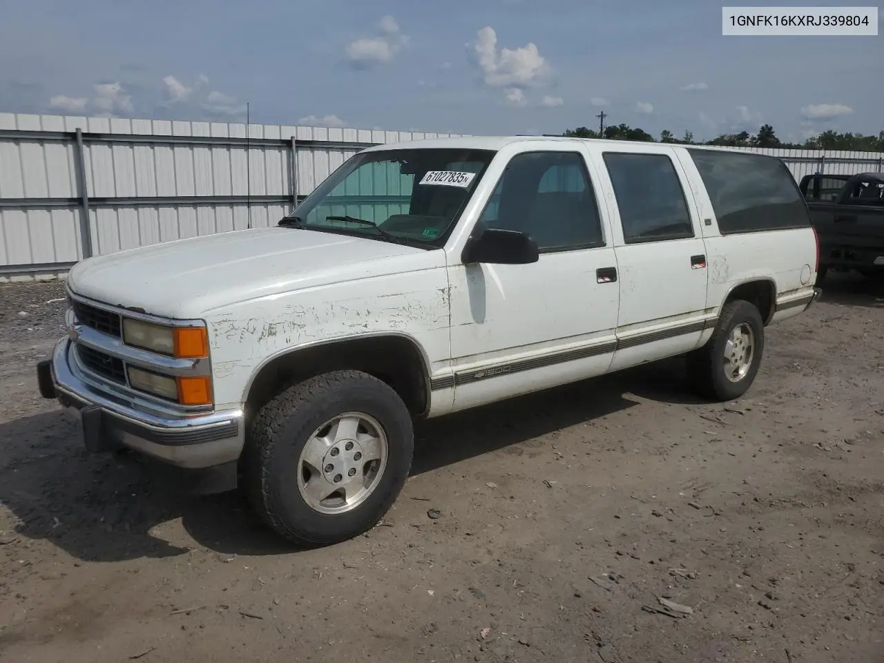 1994 Chevrolet Suburban K1500 VIN: 1GNFK16KXRJ339804 Lot: 61027835